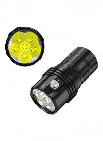 LED Flashlight Black 4.72x2.8x1.94inch