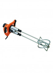Electric Double Mixer Orange/Black/Silver 1800watts