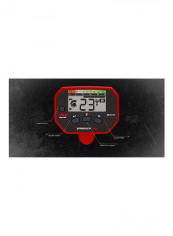 Vanquish 340 Metal Detector Black/Red