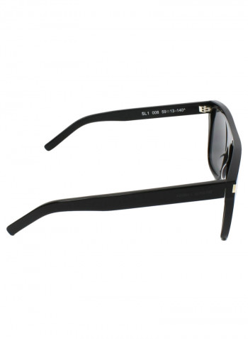 Women's Square Frame Sunglasses - Lens Size: 59 mm