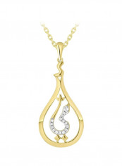 18 Karat Gold Necklace With Pendant