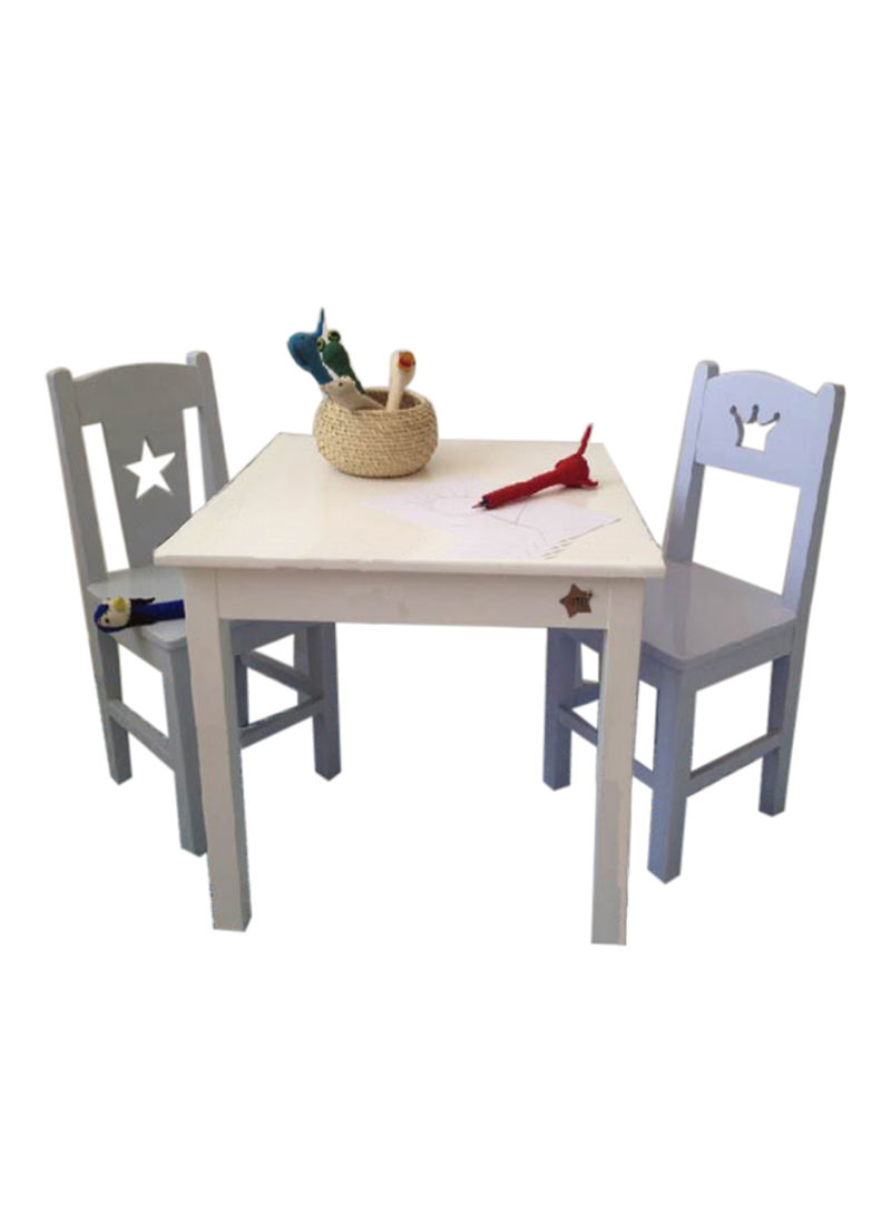 3-Piece Table With Chair