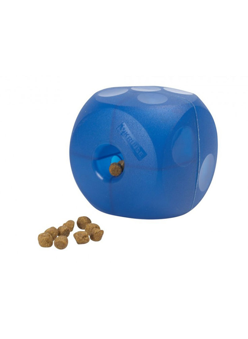 Food Cube And Play Toy For Pets Beige 12.7x12.7x12.7centimeter