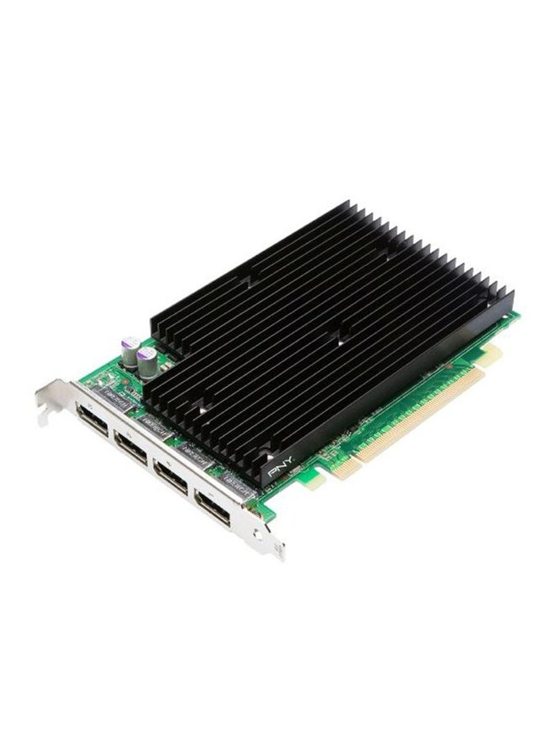 NVIDIA Quadro NVS 450 Graphic Card 512MB Black/Silver/Green
