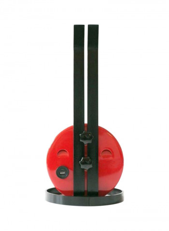BBQ Hi Tech Rotisserie Grill Red1 Red/Silver/Black