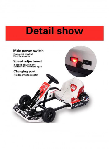 4-Wheel Racing Electric Ride-On