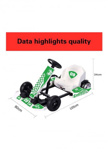 Go Kart Electric Ride-On Toy 110x51x86cm