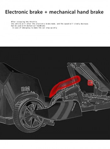Go Kart Electric Ride-On Toy 110x51x86cm