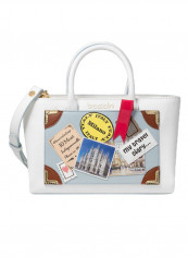 My Travel Diary Stickers Printed Shoulder Bag Multicolour
