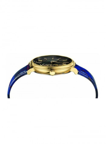 Women's Water Resistant Leather Analog Watch VE8100218