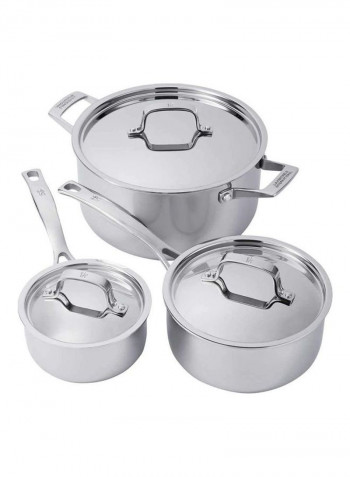 10-Piece Tri-Ply Cookware Set Stainless 10.3kg