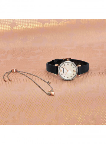 Women's 2-Piece Gianni T Bar Water Resistant Analog Watch AR80036