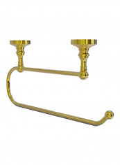 Under Cabinet Paper Towel Holder Gold 15x2.5x7inch