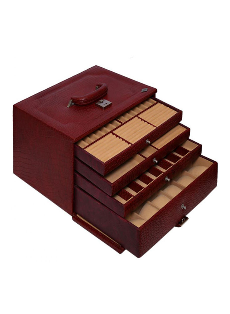18-Grid Leather Multipurpose Box