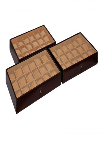 54-Grid Leather Watch Box