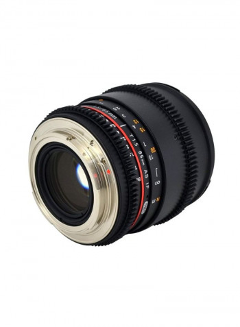 85mm T/1.5 Fixed Lens For Sony Camera Black