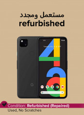 Refurbished - Pixel 4A Just Black 6GB RAM 128GB 4G LTE