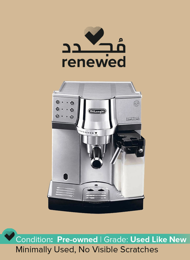 Renewed - Pump Espresso And Cappuccino Machine EC850.M Metal
