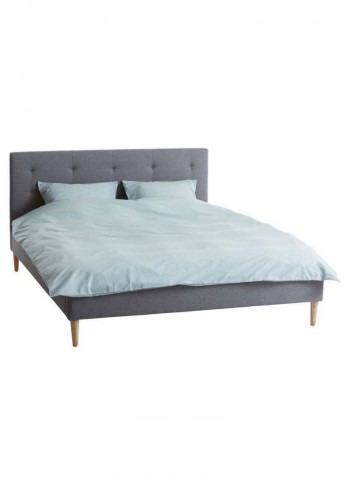Millinge Bed Frame Grey 140 x 200centimeter