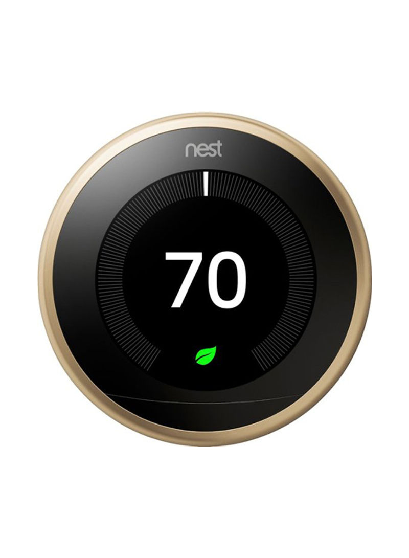 Third Generation Learning Thermostat Gold/Black 3.3inch