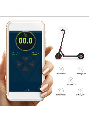 Unisex Electric Bluetooth Support Scooter With Digital Speedometer On Board