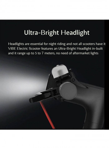 Unisex Electric Bluetooth Support Scooter With Digital Speedometer On Board