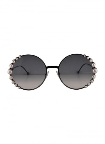 UV Protected Round Sunglasses - Lens Size: 58 mm للبنات
