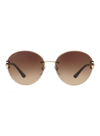 Women's Oval Sunglasses - Lens Size: 61 mm
