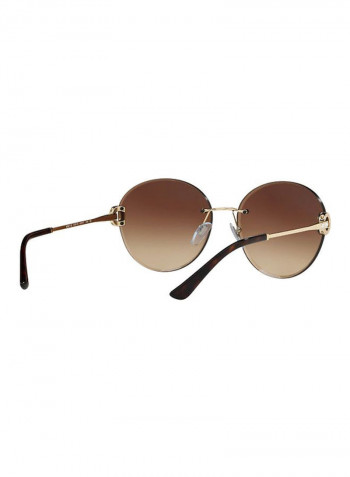 Women's Oval Sunglasses - Lens Size: 61 mm