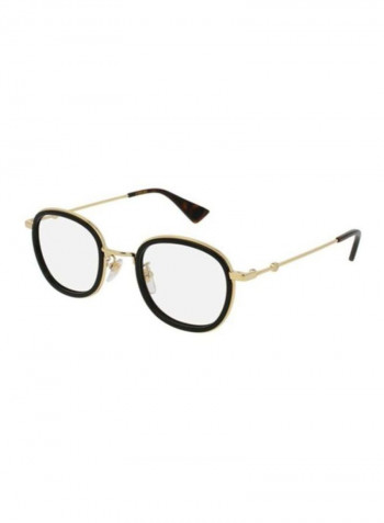 Round Eyeglass Frame - Lens Size: 47 mm