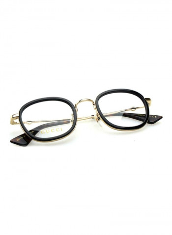 Round Eyeglass Frame - Lens Size: 47 mm