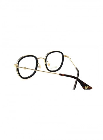 Round Eyeglass Frame - Lens Size: 47 mm