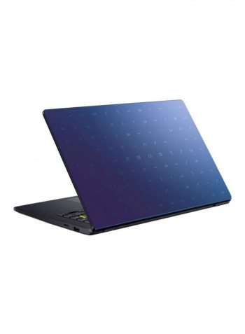 E410MA-BV185T Laptop With 14-Inch Display, Celeron Processer/4GB RAM/128GB SSD/Intel UHD Graphics Peacock Blue