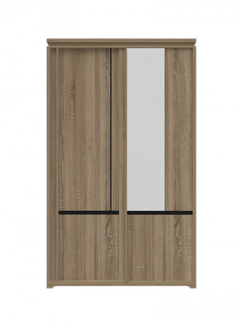 Lona 2 Door Sliding Wardrobe Brown