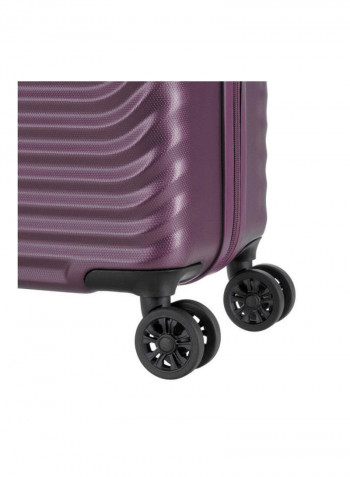 3-Piece Trolley Luggage Bag Set With Mounted TSA Locks Imperial Purple