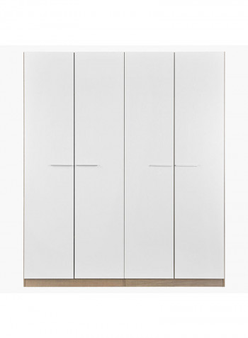 Ireland 4-Door Wardrobe White