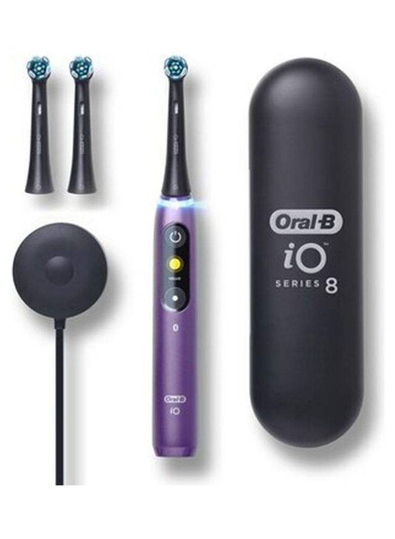 Electric Toothbrush Kit Black/Purple/Blue