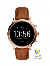 Julianna HR Gen 5 Swim-proof Smartwatch Rose Gold/Brown