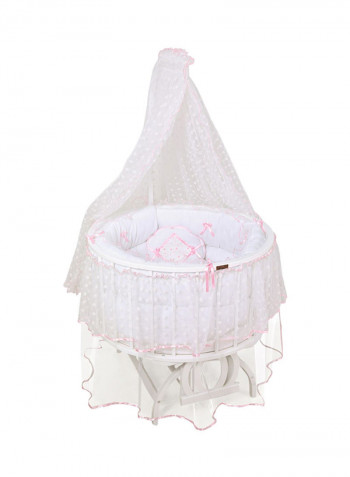 Baby Swing Crib Cradle And Soft Cushion