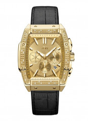 Men's Echelon 0.28 Ctw Diamond 18K Gold-Plated Stainless Steel J6379E