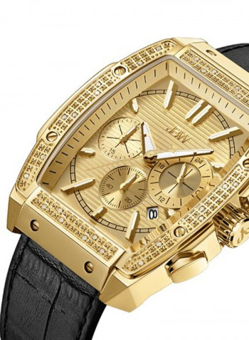 Men's Echelon 0.28 Ctw Diamond 18K Gold-Plated Stainless Steel J6379E