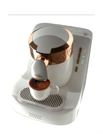 Turkish Coffee Maker 710 W OK001W White/Copper