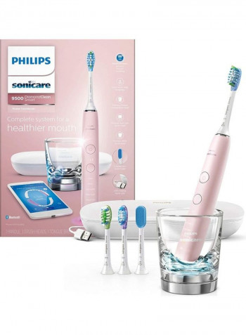 Electric Toothbrush Kit Pink/White/Blue