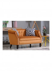 Lux 2-Seater Sofa Brown