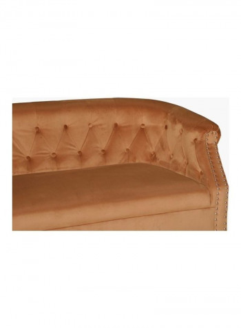 Lux 2-Seater Sofa Brown