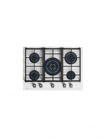 Gzc 75330 Gas On Glass White Hob With Exactflame Function Of Natural Gas 112570104 White
