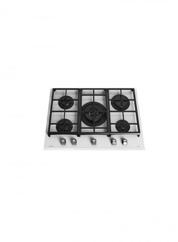 Gzc 75330 Gas On Glass White Hob With Exactflame Function Of Natural Gas 112570104 White