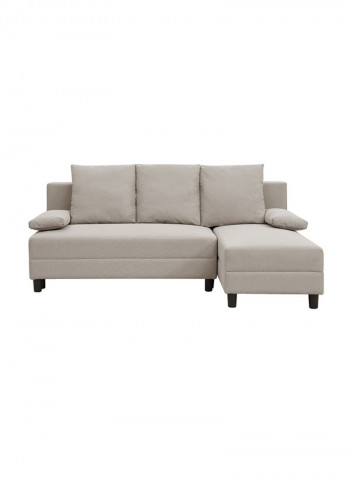 Corner Sofa With Scatter Cushion Set Grey