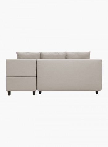 Corner Sofa With Scatter Cushion Set Grey