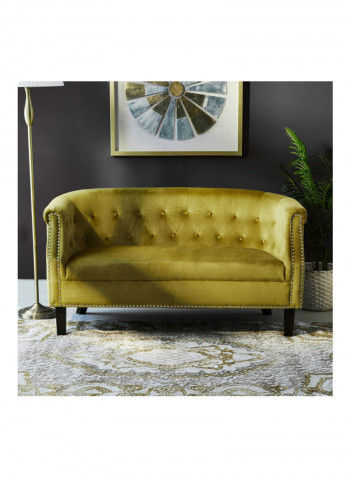 Lux 2-Seater Sofa Green 74 x 77 x 145cm